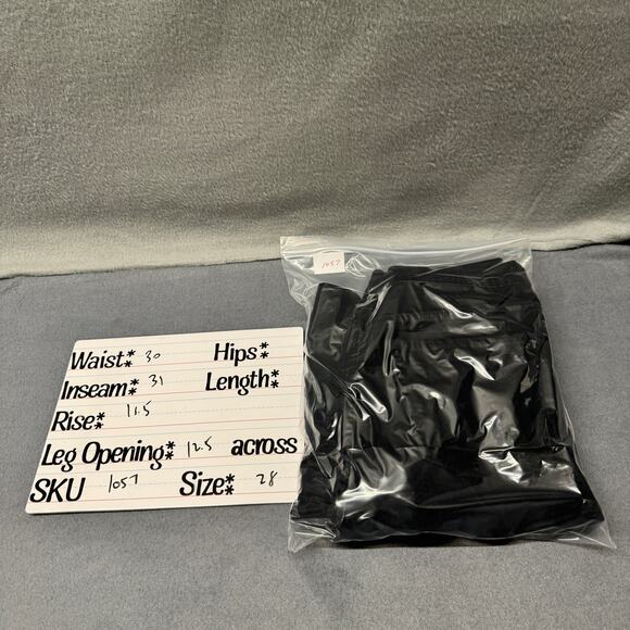 J Crew Corduroy Pants Black Wide Leg Womens 28 (30x31 ACTUAL) Boho Academia - Picture 12 of 12